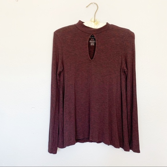 🦅 AMERICAN EAGLE SOFT & SEXY SLUB Keyhole Top - Picture 1 of 5